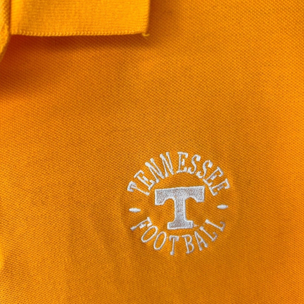 Vintage Tennessee Volunteers Football‎ Polo Shirt Mens L/G Embroidered NCAA